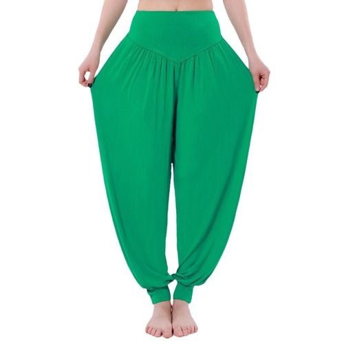 Loose European and American Mosquito-Repellent Lantern Pants Running Pants Modal Fitness Exercise Pants Ankle-Length Wear Slimming