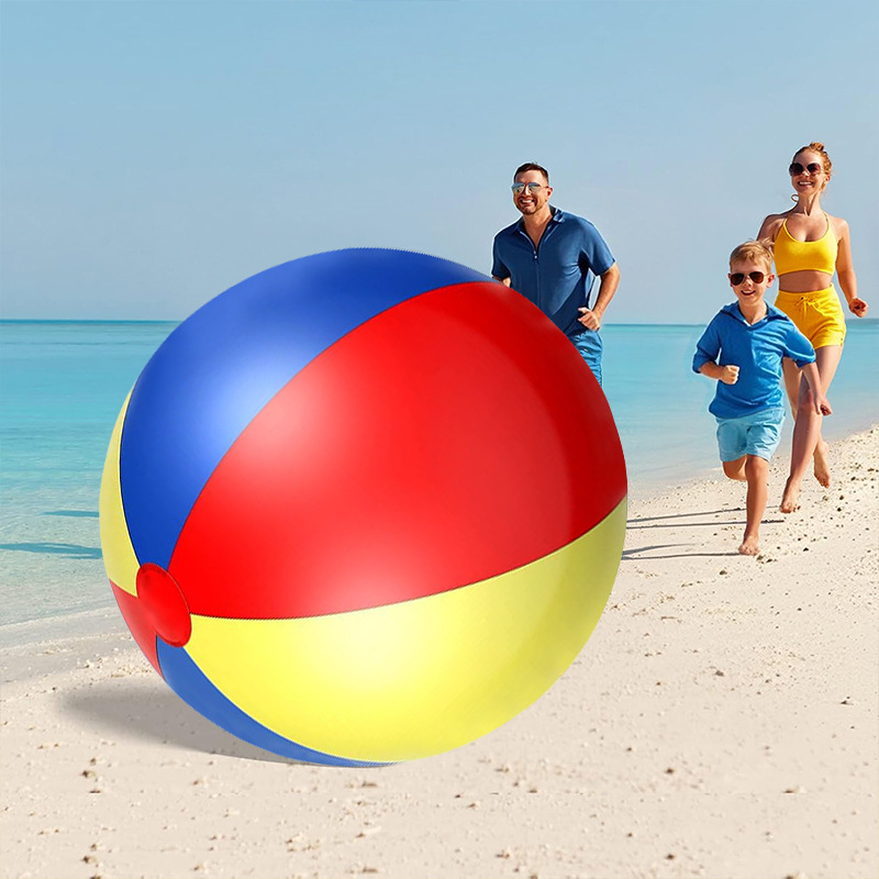 充气大足球加厚户外沙滩球PVC充气广告球 幼儿园活动超大排球彩球