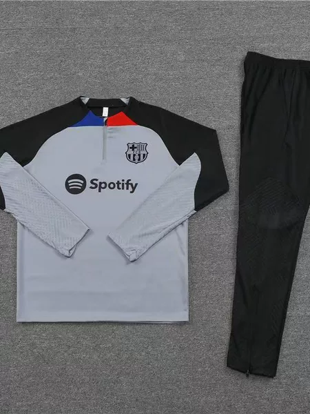 23-24-24 Paris Real Madrid Pre-match Training Clothes Half-pull suit Jersey Sports Football Clothes