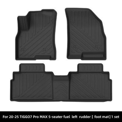 Suitable for 20-25 Tiggo Tiggo7 Pro Max Car Floor Mats, Full Tpe Floor Mats, Trunk Mats, Cross-Border (Modelə uyğun ayaqaltı) - 20-25-models-tiggo7-pro-max-fuel-single-layer-floor-mats