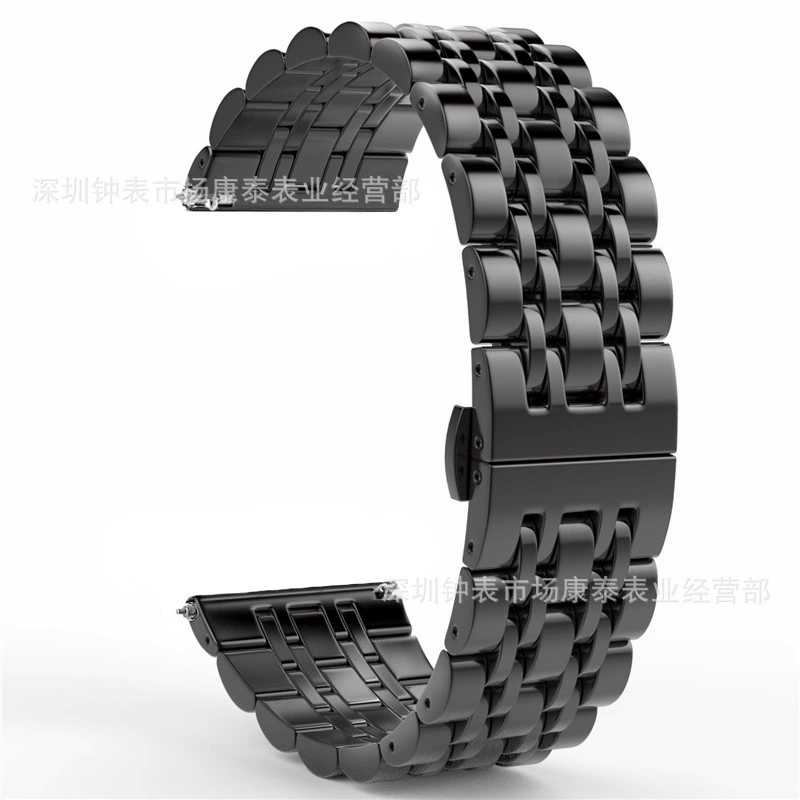 Подходит для Samsung Watch Galaxy Watch7/6/5 Huawei GT4 Seven-бусина нержавеющая сталь с металлом умные часы