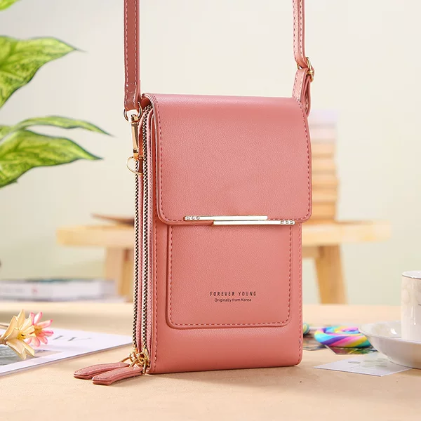 2026 New Model Touch Screen Phone Bag for Women, Small Crossbody Cute Phone Pouch, Fashionable Vertical Wallet