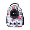 Handheld breathable cartoon backpack to go out, card holder, space bag