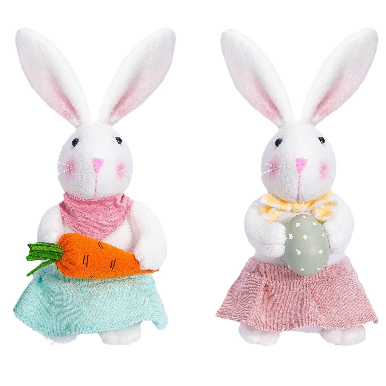 Muñeca de Pascua transfronteriza con rábano colorido huevo decoración conejo lindo enano elfo muñeca decoración regalo de vacaciones