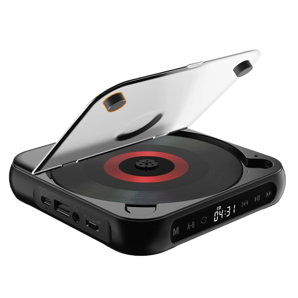 Mini reproductor de CD portátil Altavoz Walkman para estudiantes Reparador de educación temprana en inglés Reproductor de CD Bluetooth para el hogar image 1