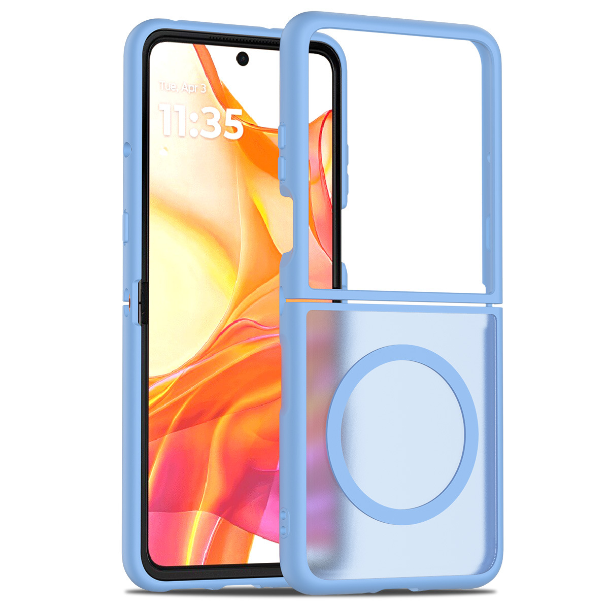 Adecuado para Moto Razr Ultra 2025 Silver Shield Fentor Magnético 2 en 1 Funda para teléfono móvil Funda protectora plegable