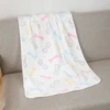 280g of rice white poly -colored bone blanket