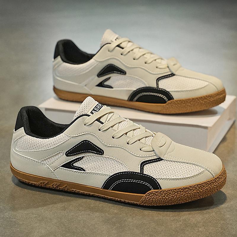 Zapatos de malla de gran tamaño transfronterizos para hombres Zapatos Forrest Gump retro delgados transpirables con suela blanda Zapatos casuales de moda de verano 2025 para hombres