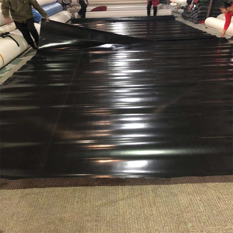 防水膜养殖蓄水池鱼塘藕塘花池防渗膜农村地基加厚复合黑色塑料膜