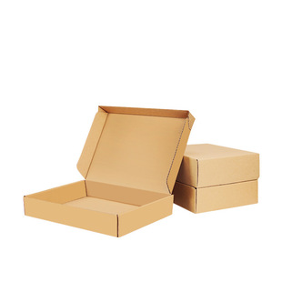 In-Stock Paper Packaging Boxes Special Price Kraft Paper Courier Boxes Logistics Cloud Warehouse Packaging Three-Layer Corrugated Cardboard Hard Airplane Boxes