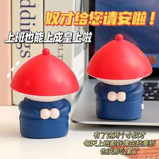 The Servant Greets You! Desktop Ornaments, Office Workstations, Emotional Stability Transformation, Decompression Decoration Gifts