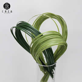 工厂直销 钢草线条造型草婚庆花艺设计 仿真植物插花配材软胶叶片