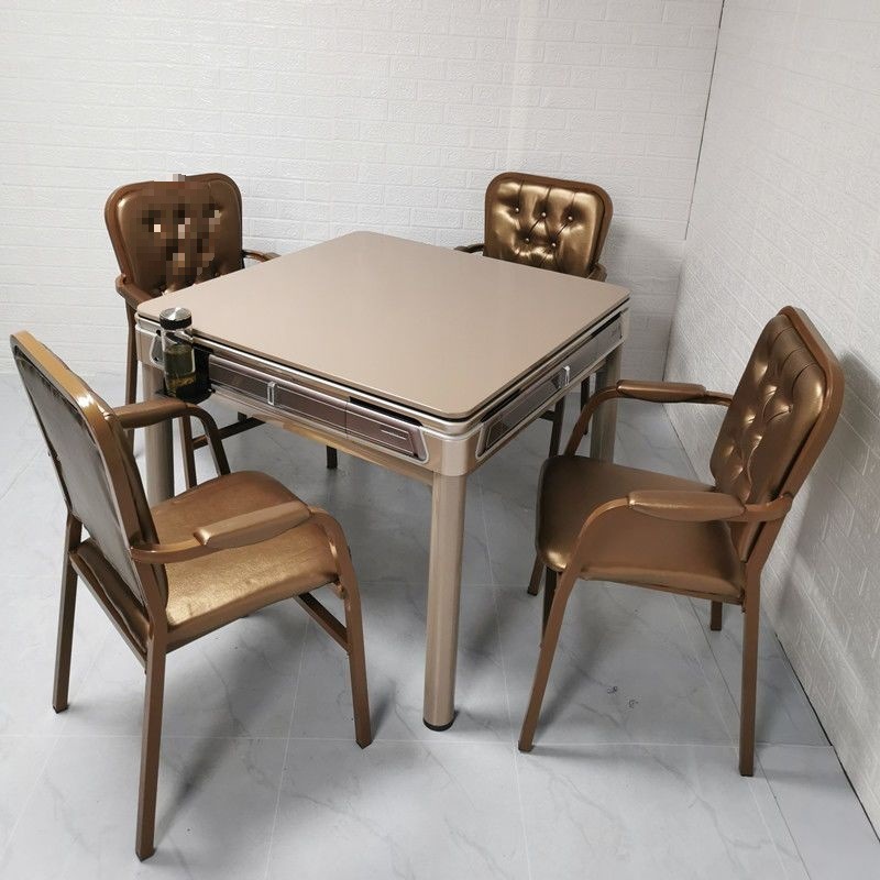 高档静音麻将机全自动餐桌两用棋牌家用可折叠四口机多功能机麻|undefined