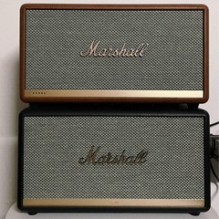 BluetoothスピーカーMARSHALL Stanmore II欧版無線bluetooth木製レトロ音響高低音