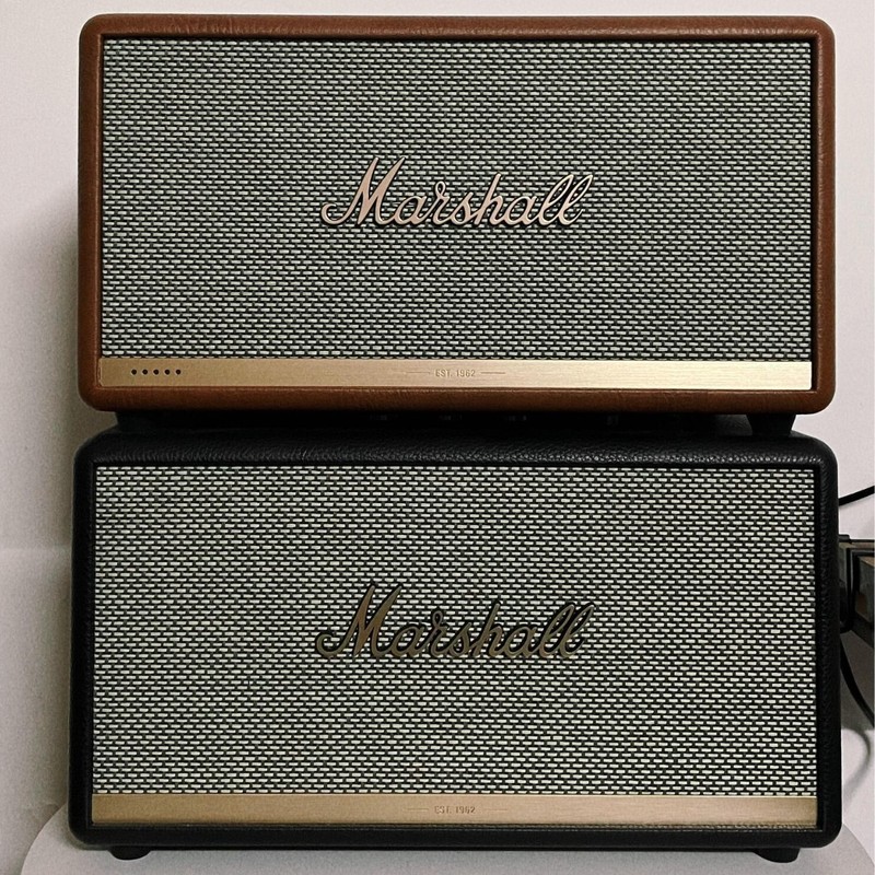 BluetoothスピーカーMARSHALL Stanmore II欧版無線bluetooth木製レトロ音響高低音|undefined