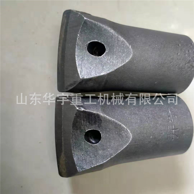 供应矿用一字风钻头型号 凿岩机配套32一字钻头 巷道40型钎头型号