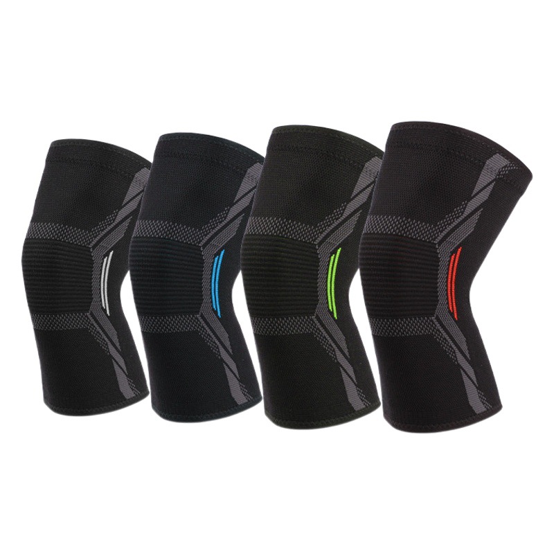 Knitted Nylon Sports Kneepad Riding Protector Running Rope Skipping Fitness Warm Kneepad Cover Leg Protector for Men and Women
