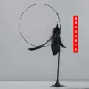 Ordinary suction cup cat teasing stick-black feather model