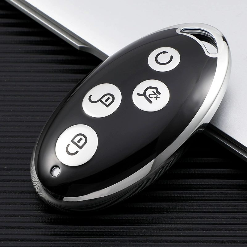 Чехол для автомобильных ключей BYD подходит для S7 Song Plus Классический чехол для ключей BYD Song Max Qin, винил из ТПУ