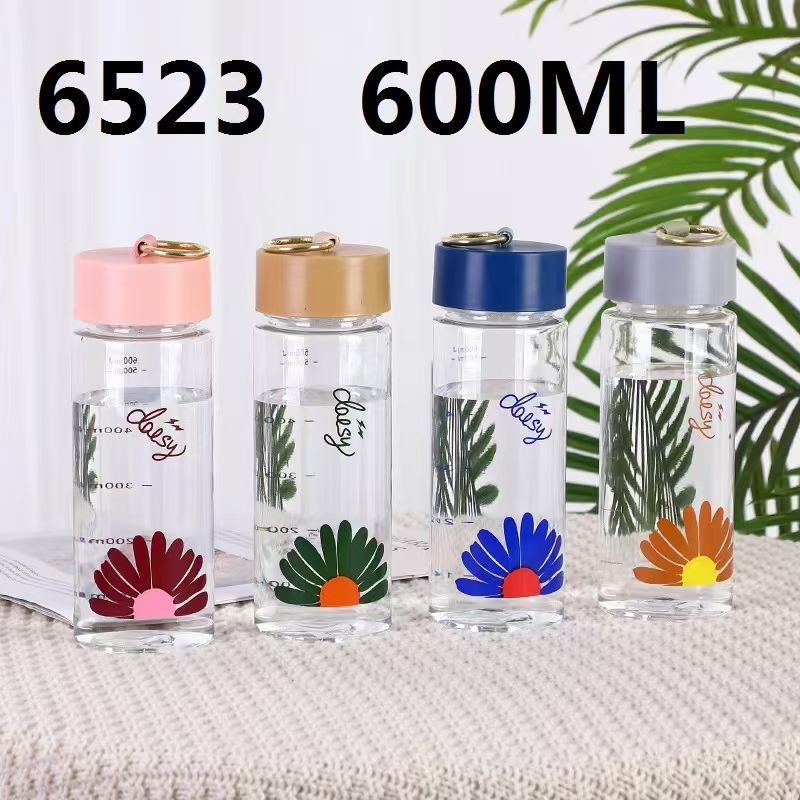 Nuevo futong gradiente de plástico portátil taza de agua estudiante al aire libre fitness taza boca taza regalo taza de agua