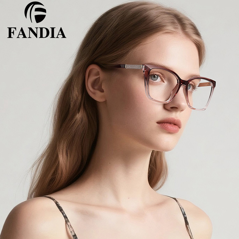 83620 fábrica nuevas gafas anti-azul ultraligeras TR90 espejo de maquillaje de estilo europeo y americano, las mujeres pueden equiparse con gafas de miopía