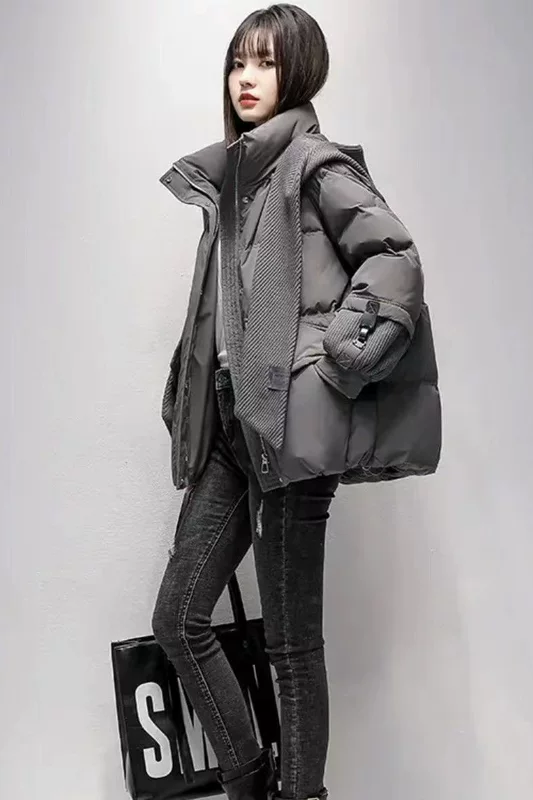 Любой winter down jacket, design short hoody for elementary school students with down, for teenagers, increased thickness