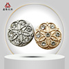 Metal Diamond Button circular Tall Sew button Retro Wind court decorative pattern button Decorative buckle Accessories