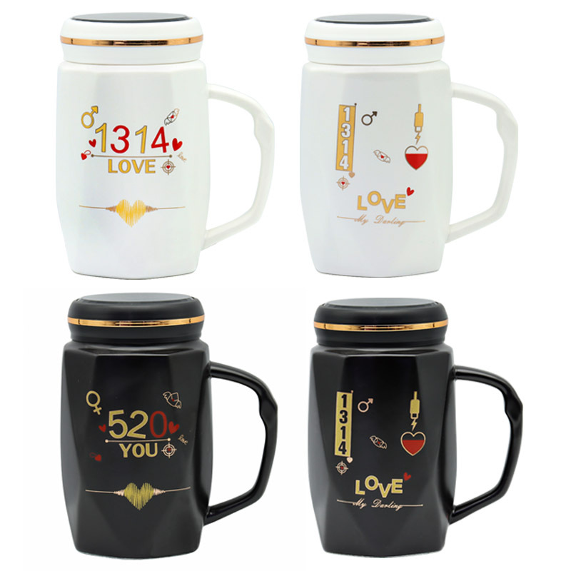 情人节520/1314数字情侣杯