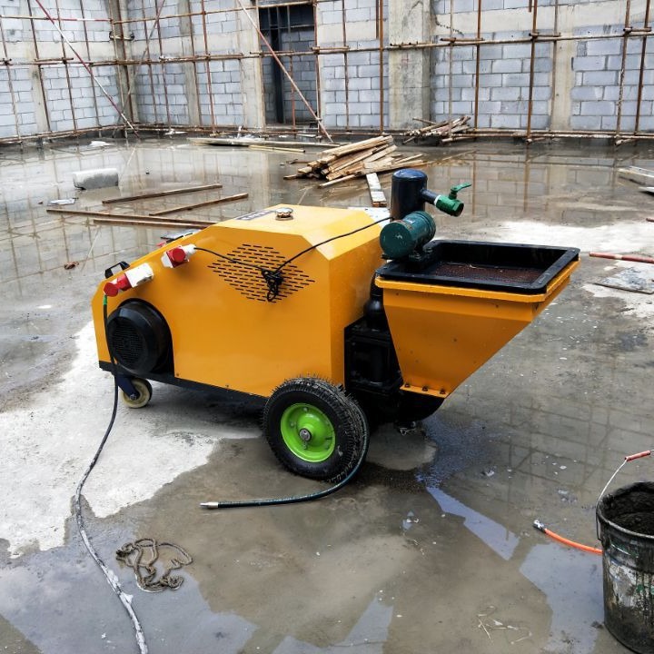 Fábrica de mortero de cemento máquina de pulverización introducción sitio de construcción revestimiento impermeable pared interna y externa equipo de la máquina de pulverización