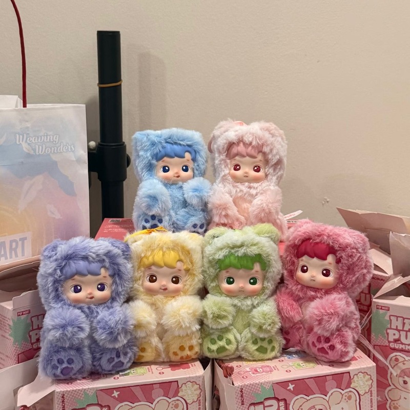 POPMART泡泡玛特小熊软糖系列毛绒公仔挂件盲盒盲袋潮玩玩具系列|undefined