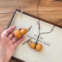 逍遥小葫芦吊坠项链女2025年小红书爆款文艺轻奢高级感简约锁骨链