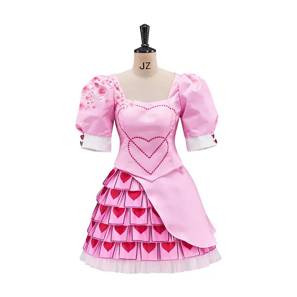 Halloween Cross-Border Descendants 4 Little Red Rising Cos Suit Queen Descendants Pink Suit Cosplay Role Play