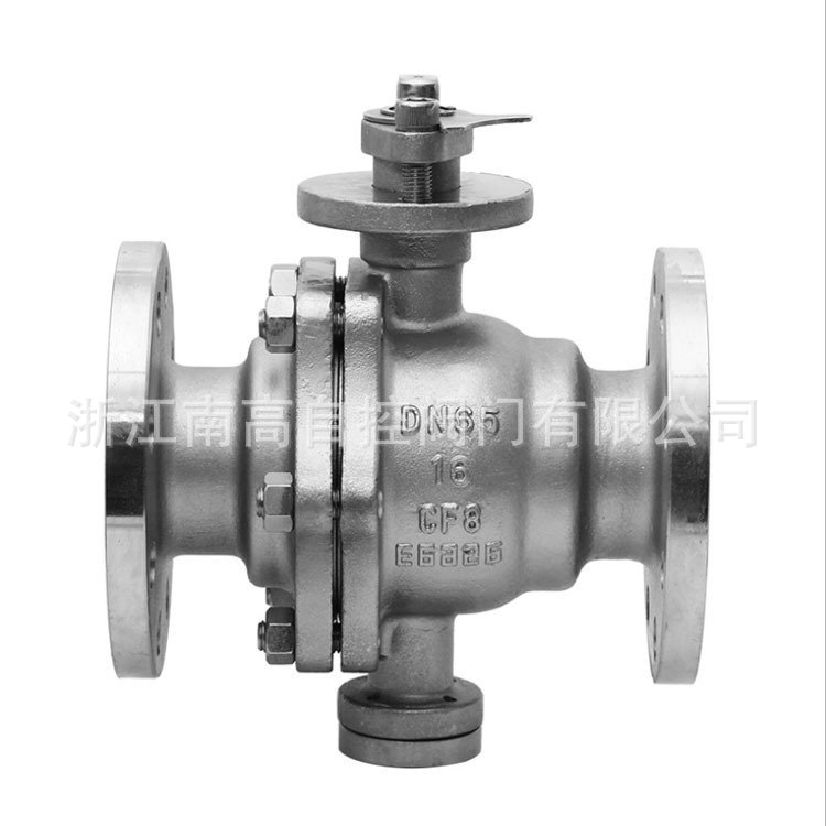 Q47F手动不锈钢固定式球阀 耐腐蚀耐磨损流动方向 单向