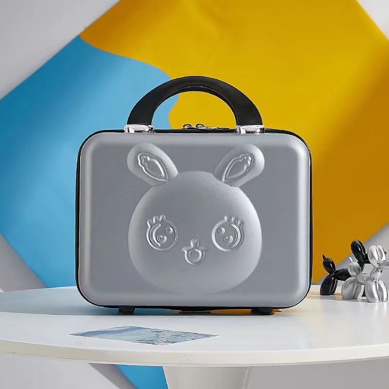 Nuevo conejo de color caramelo maleta mano caja de regalo caja de cosméticos equipaje maleta caja de almacenamiento resistente a los arañazos resistente al desgaste