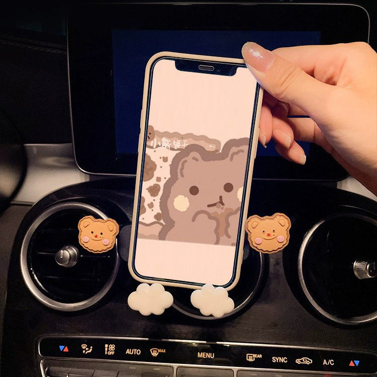 Cartoon cute phone holder, shockproof support frame, internet celebrity