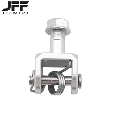 Off-Road Motorcycle Modification Accessories — Motorcycle pedals - light-bee-pedal-bracket-small-fork-silver