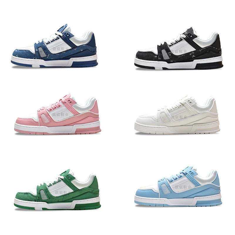 Внешняя торговля, трансграничная обувь Putian Trainer Donkey, белые цементные белые туфли, женские джинсовые синие спортивные кроссовки из натуральной кожи для мужчин и женщин