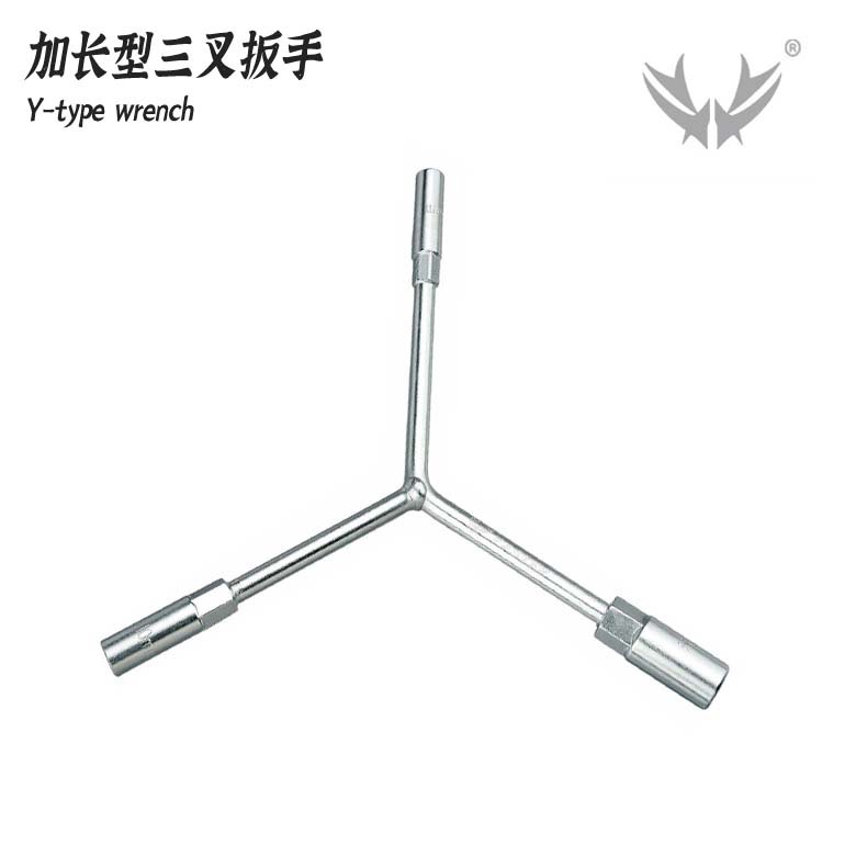 三叉套筒扳手 加长Y型外六角套管板手汽车摩托车机修工具轮胎扳手