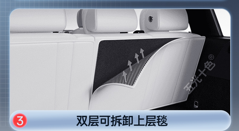 Suitable for 26 Models of Zhiji Ls6 Trunk Mats, Car Anti-Dirt Mats, Accessories, Full Coverage Trunk Mats