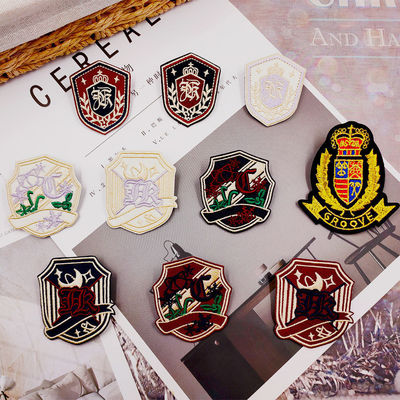 JK系列制服衬衫配饰LOGO刺绣/补丁贴/现货精致Ins风胸针DK徽章|ms