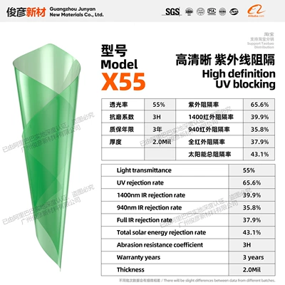 Automotive Film – Film, Anti-Uv Car Window Glass - 152m-17m-front-block-size-x55skin-feeling-ultra-high-definition