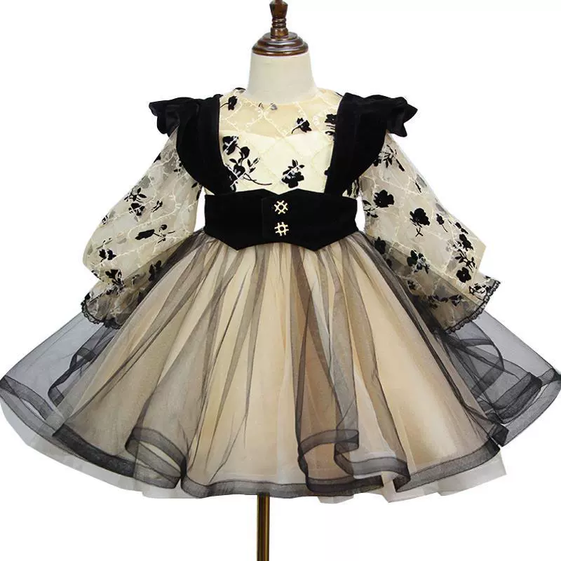 Summer children's dress girl's, small princess costume, piano performance costume, special occasion clothing, Birthday gift, European style, western style