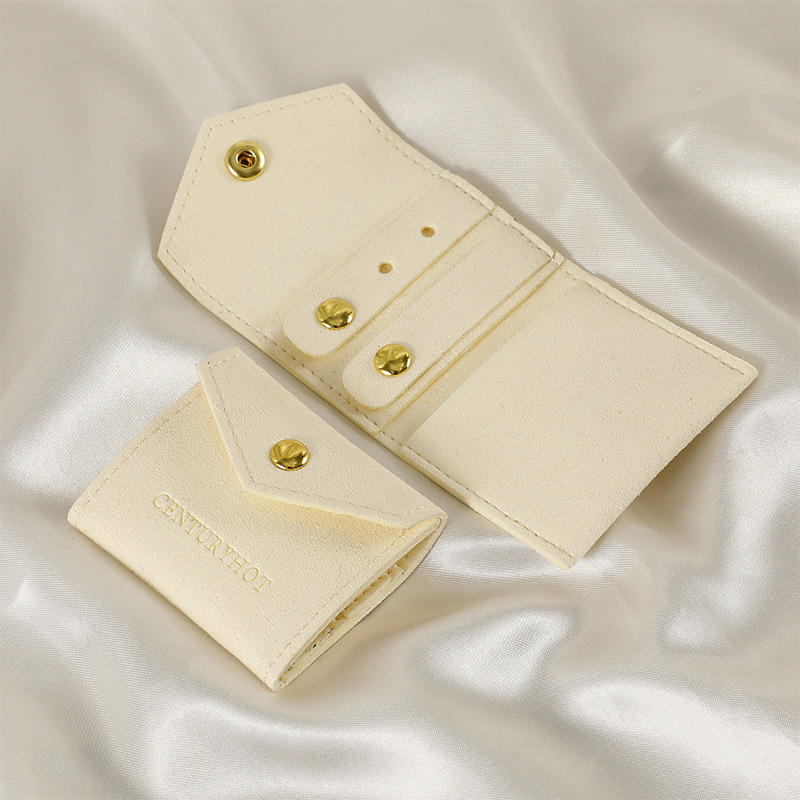 1 Pièce Super-filament Élégant Femme Style Simple Vacances Voyage Selfies Couleur Unie Sacs D'emballage Bijoux display picture 11