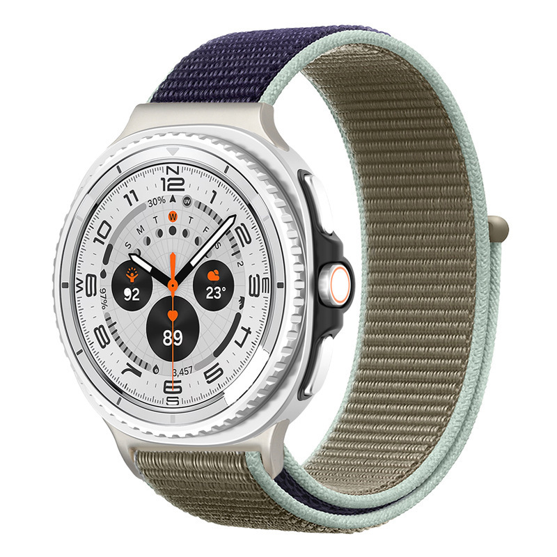 适用三星watch8手表带Galaxy watch8Classic魔术贴回环式尼龙表带|undefined