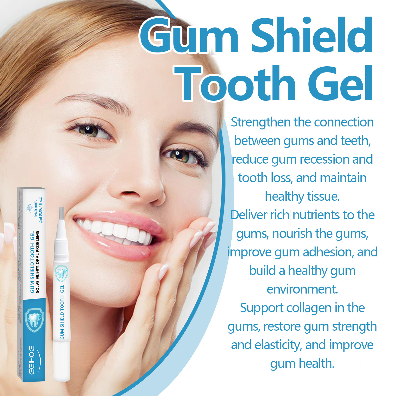 Penna gel per l'igiene orale dei denti bianchi per la pulizia delle macchie EELHOE_voghion.com