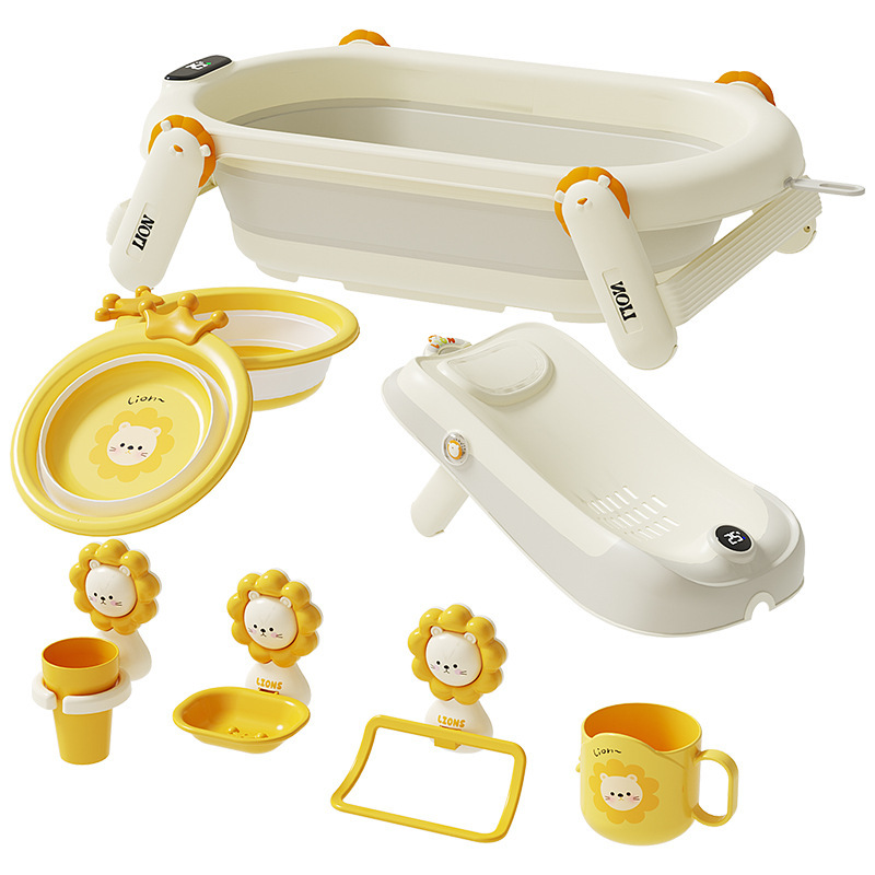 �ʺп羳����Ӥ���۵�ԡ����װ����ϴ��Ͱ7����Baby bathtub 7set