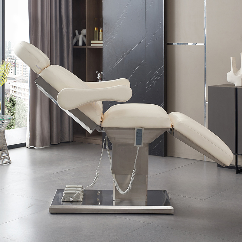 Cama de belleza eléctrica cama de operación cuerpo Función de bordado de tatuaje cama de elevación masaje plegable inyección fisioterapia salón de belleza