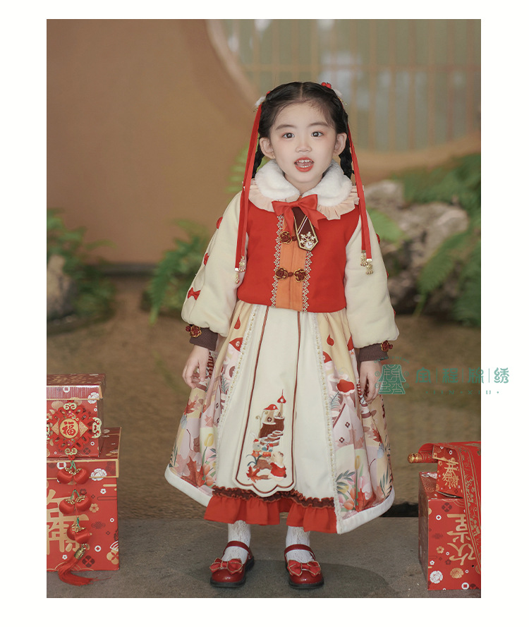 1688、淘宝搜罗16款超萌宝贝拜年服，百元搞定新春穿搭！