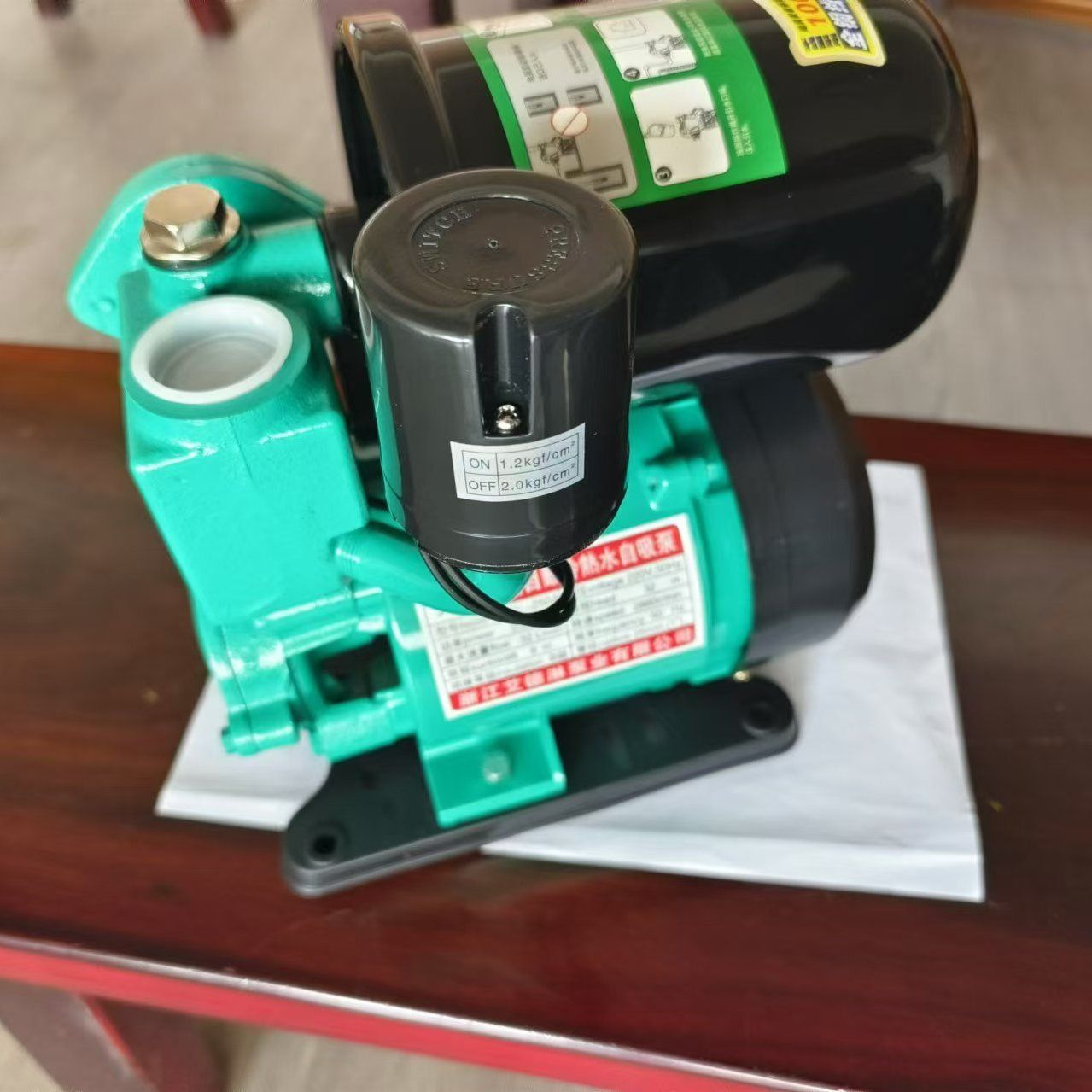 自吸水泵PHJ|智能化铸铁里吸增压泵-热水器|持续供水300水冷热控