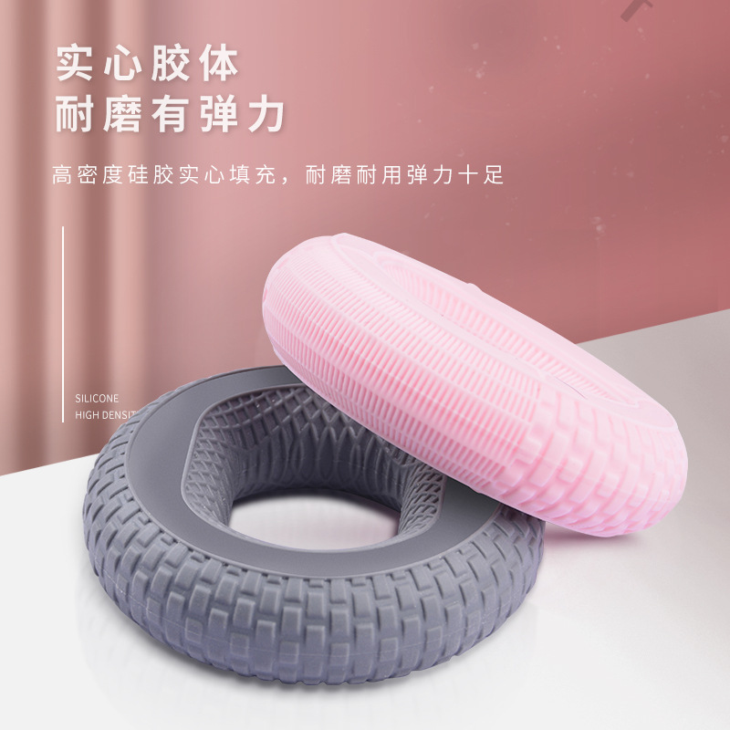 Doble fuerza de agarre de silicona dedo entrenamiento de rehabilitación dedo fuerza dispositivo hogar equipo de fitness anillo de agarre